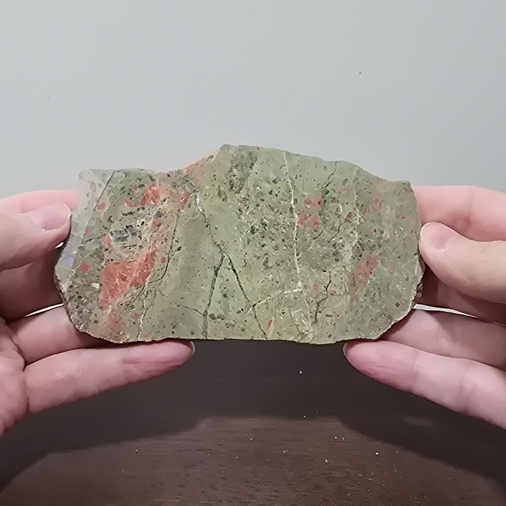 Unakite Crystal Slab